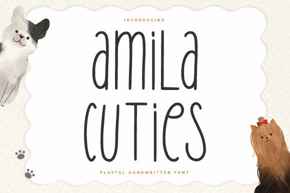 Amila Cuties: A Tall, Simple Display Font for Creatives