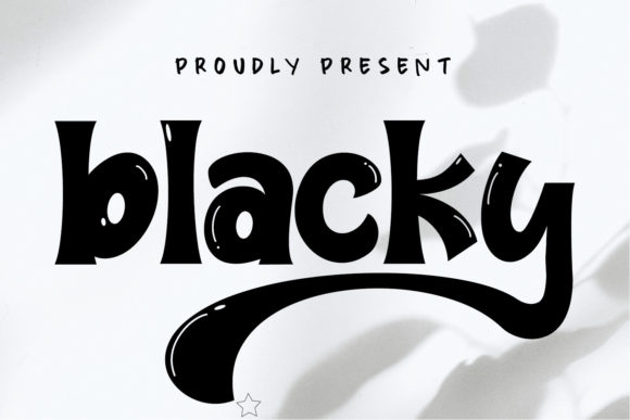 Blacky: The Display Font That Redefines Creative Expression