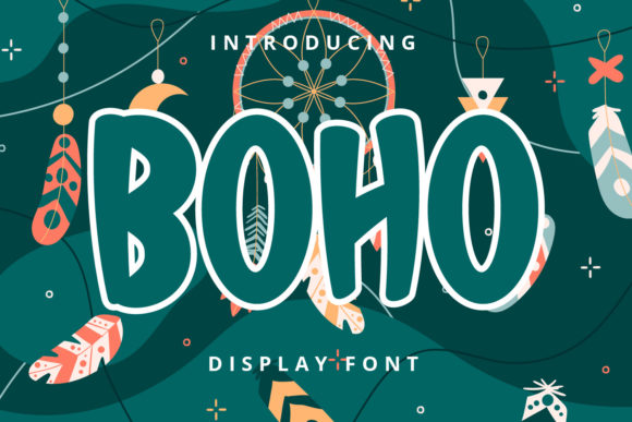 Boho: The Cool, Cute, and Thick Lettered Display Font That Defines Modern Branding