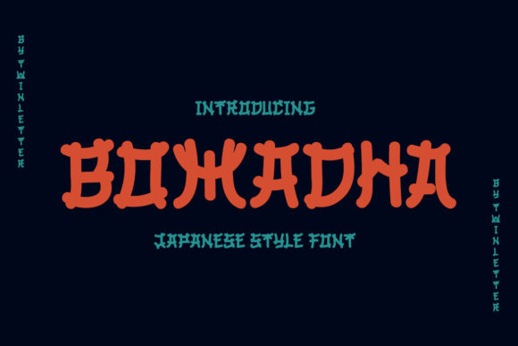 Bomadha: The Japanese Display Font for Stunning Designs