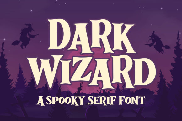 Dark Wizard: The Spooky Display Font for Creative Projects