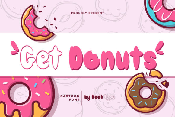 Get Donuts: A Playful Display Font That Elevates Creative Projects