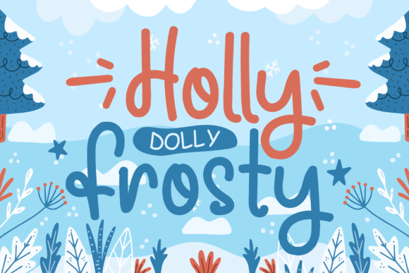 Holly Frosty Font Evaluation