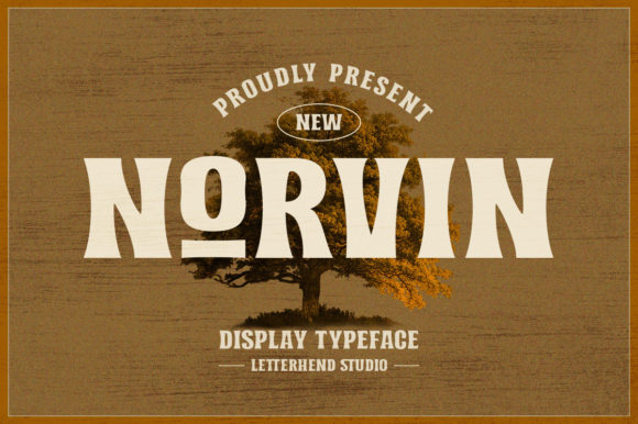 Norvin: The Bold Vintage Display Font Redefining Modern Brand Identity