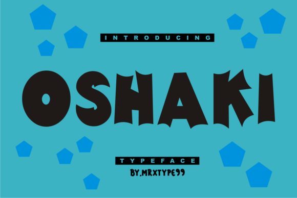 Oshaki: The Bold Display Font That Transforms Your Designs