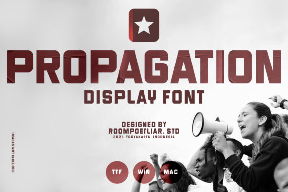 Propagation: A Bold Display Font for High-Impact Visuals