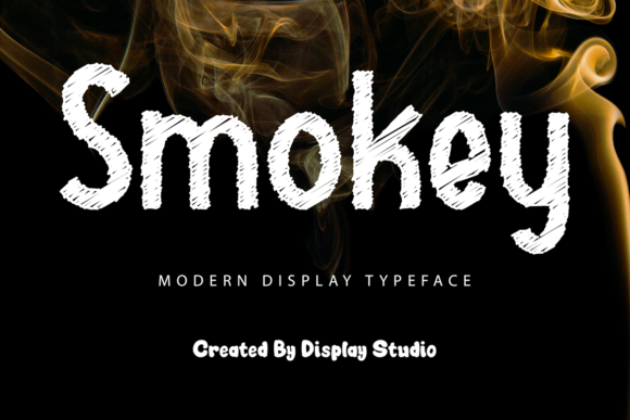 Smokey: A Modern Display Font for Distinctive Branding