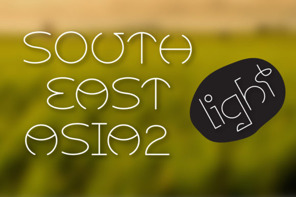 Southeast Asia 2: A Versatile Oriental-Inspired Display Font